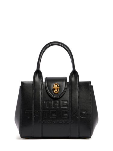 The Mini Turnlock Tote Leather Bag - MARC JACOBS - Modalova