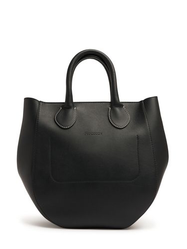 Small Punch Grain Leather Tote Bag - JW ANDERSON - Modalova