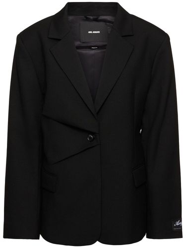 Dahlia Gathered Wool Blend Blazer - AXEL ARIGATO - Modalova