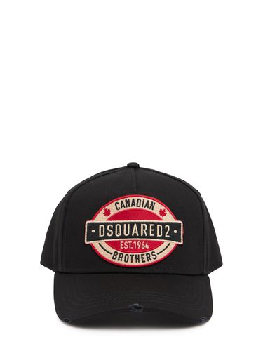 Canadian Brothers Cotton Baseball Hat - DSQUARED2 - Modalova