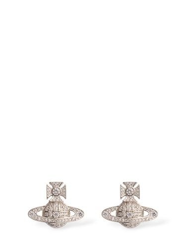 Carmela Bas Relief Stud Crystal Earrings - VIVIENNE WESTWOOD - Modalova