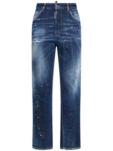 Boston High Rise Straight Jeans - DSQUARED2 - Modalova