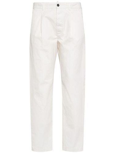 One Pleat Cotton Pants - DSQUARED2 - Modalova