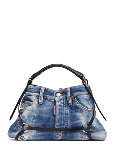 Bondage Denim Shoulder Bag - DSQUARED2 - Modalova