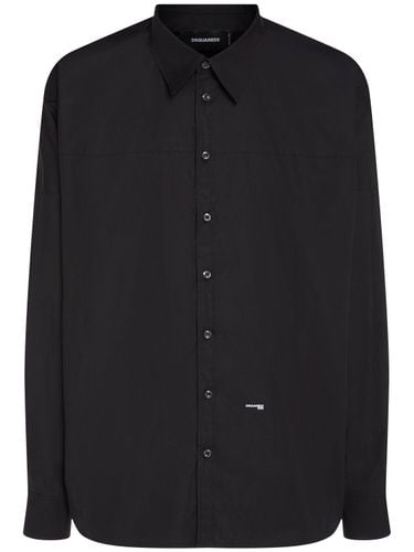 Cotton Football Shirt - DSQUARED2 - Modalova