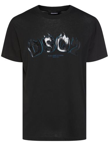 Cigarette Fit T-shirt - DSQUARED2 - Modalova