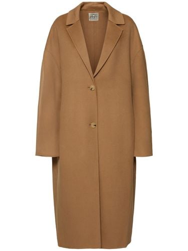 Doublé Cocoon Wool Coat - TOTEME - Modalova