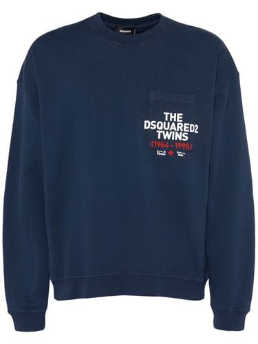 Relax Fit Crewneck Sweatshirt - DSQUARED2 - Modalova