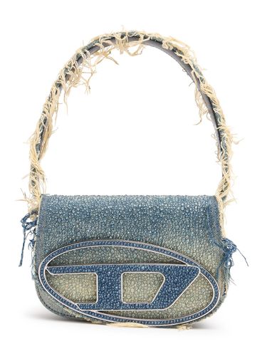 Dr Washed Denim Shoulder Bag - DIESEL - Modalova