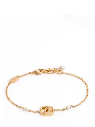 Gg Marmont Brass Chain Bracelet W/ Charm - GUCCI - Modalova