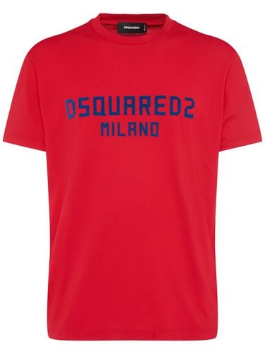 Cool Fit Cotton T-shirt - DSQUARED2 - Modalova