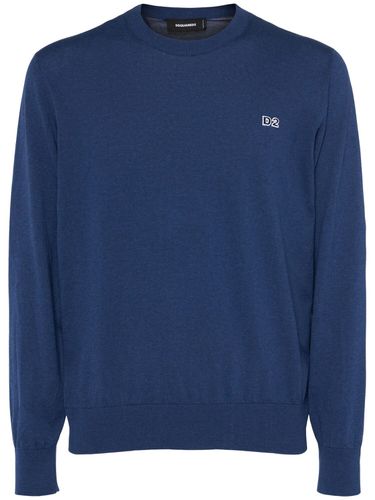 Cotton Crewneck Sweater - DSQUARED2 - Modalova