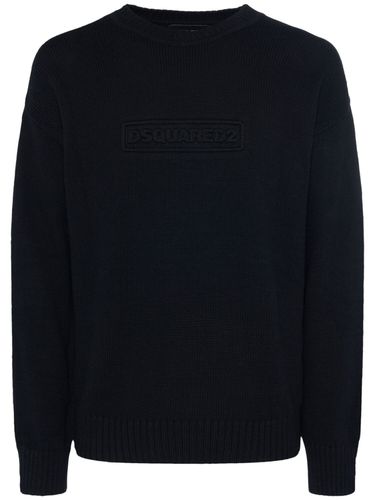 Cotton Crewneck Sweater - DSQUARED2 - Modalova