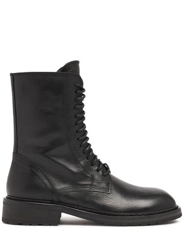 Botas Combat De Piel 40mm - ANN DEMEULEMEESTER - Modalova