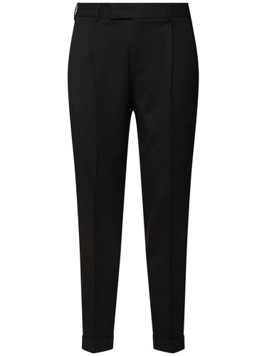 Rebel Pleated Stretch Wool Pants - PT TORINO - Modalova