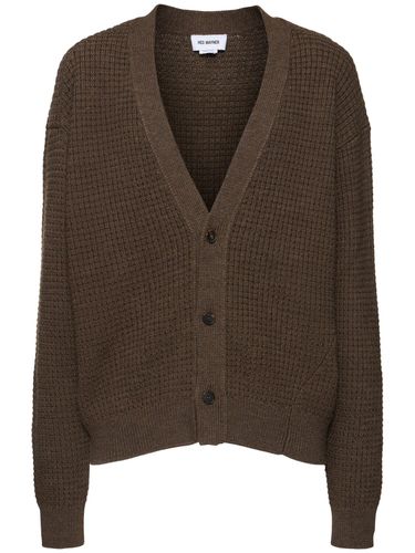 Wool Knit Cardigan - HED MAYNER - Modalova