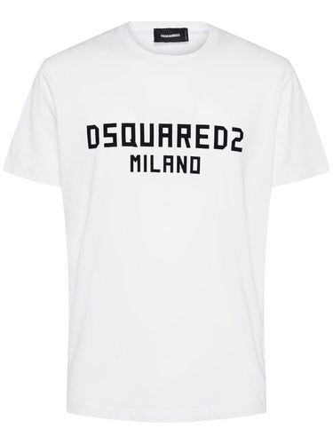 Cool Fit Cotton T-shirt - DSQUARED2 - Modalova