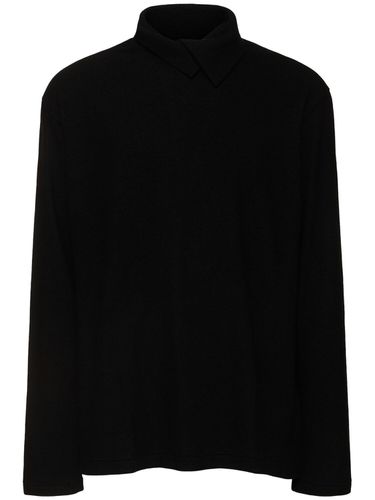 Super 120's Wool Turtleneck - YOHJI YAMAMOTO - Modalova