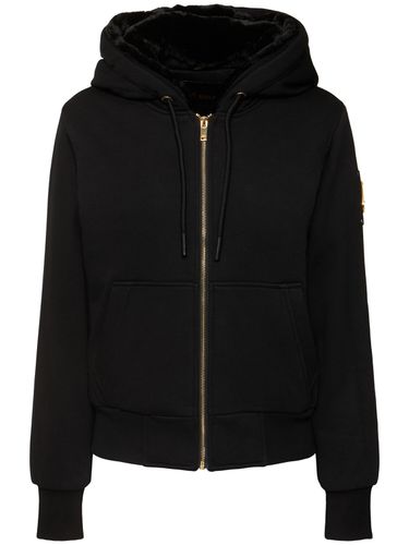 Madison Bunny Zipped Hoodie - MOOSE KNUCKLES - Modalova