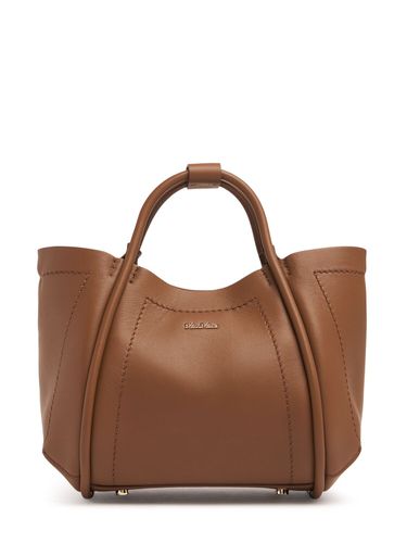 Xs Marin Leather Top Handle Bag - MAX MARA - Modalova