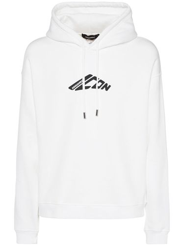 Relax Fit Cotton Blend Hoodie - DSQUARED2 - Modalova