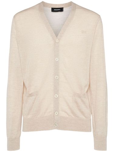 Wool Cardigan - DSQUARED2 - Modalova