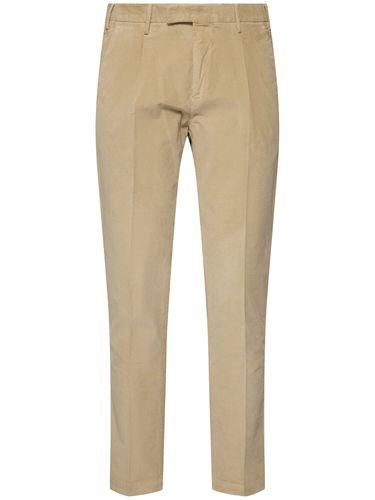 Master Stretch Cotton Blend Satin Pants - PT TORINO - Modalova