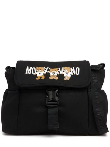 Bolso Cambiador Y Colchoneta De Nylon - MOSCHINO - Modalova