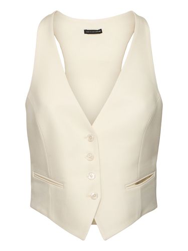 Gilet In Twill Di Lana E Seta - TOM FORD - Modalova