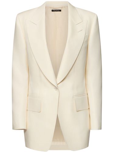 Wool & Silk Twill Blazer - TOM FORD - Modalova