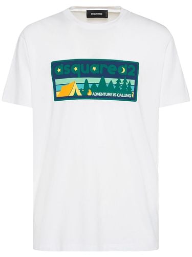 Cool Fit Cotton T-shirt - DSQUARED2 - Modalova