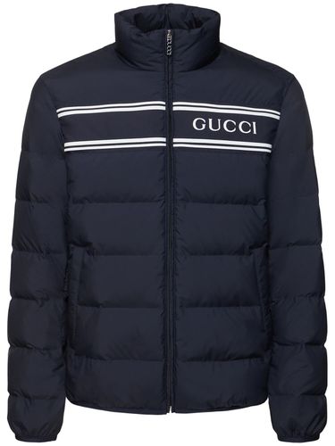 Logo Light Tech Down Jacket - GUCCI - Modalova