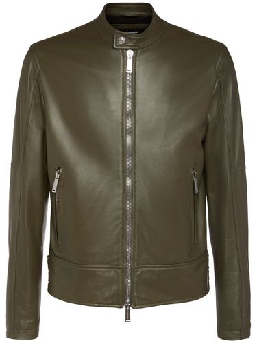 Chaqueta De Piel Suave - DSQUARED2 - Modalova