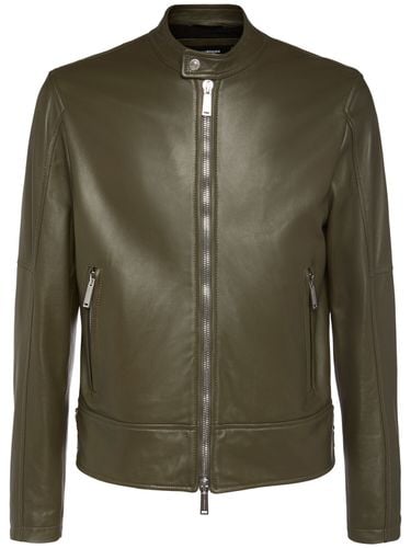 Ryder Smooth Leather Jacket - DSQUARED2 - Modalova