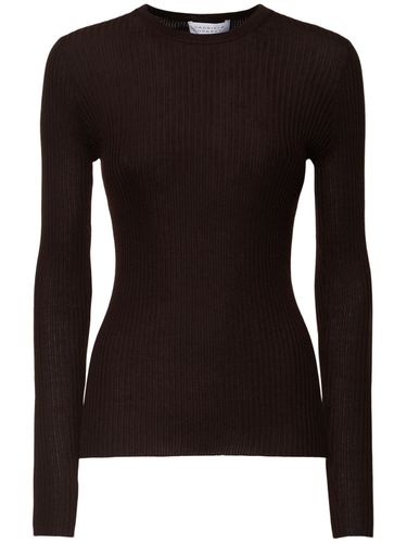 Browning Ribbed Cashmere & Silk Sweater - GABRIELA HEARST - Modalova