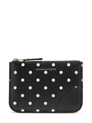 Cartera De Piel Con Lunares - COMME DES GARÇONS WALLET - Modalova