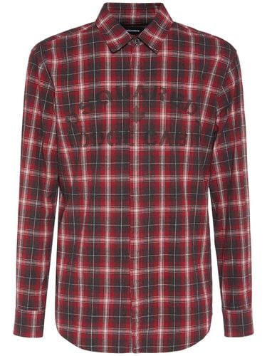 Dsquared2 Printed Cotton Shirt - DSQUARED2 - Modalova