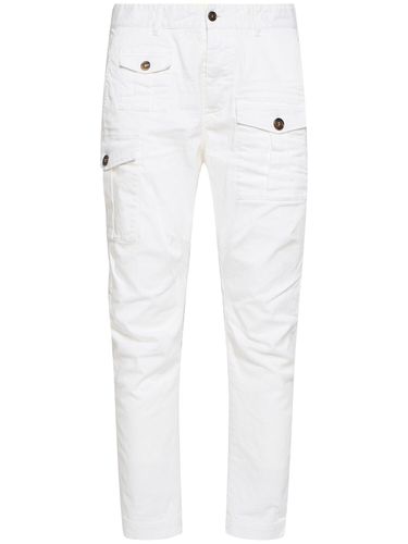 Sexy Stretch Cotton Cargo Pants - DSQUARED2 - Modalova