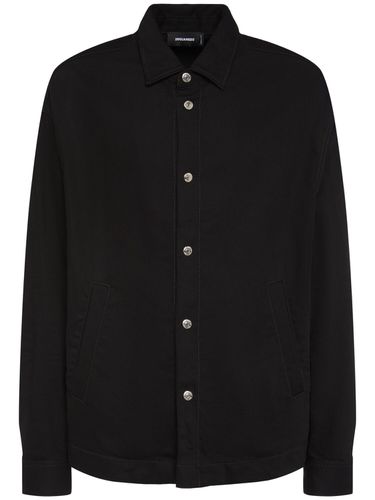 Icon Black Denim Over Shirt - DSQUARED2 - Modalova