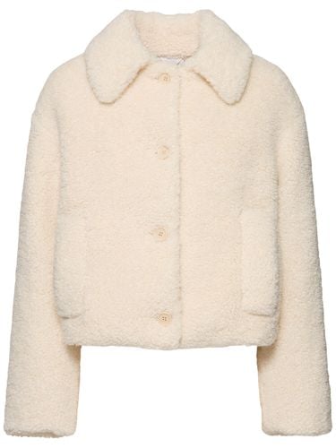 Zowi Buttoned Teddy Short Coat - ASPESI - Modalova