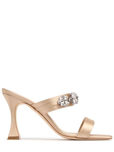 Mm Persan Satin Sandals - MANOLO BLAHNIK - Modalova