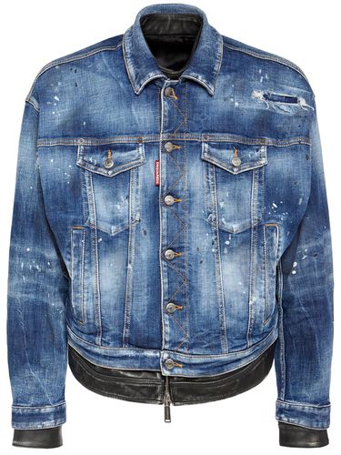 Rider Dan Denim Jacket - DSQUARED2 - Modalova