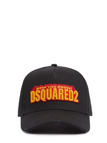 Dsquared2 Cotton Baseball Hat - DSQUARED2 - Modalova