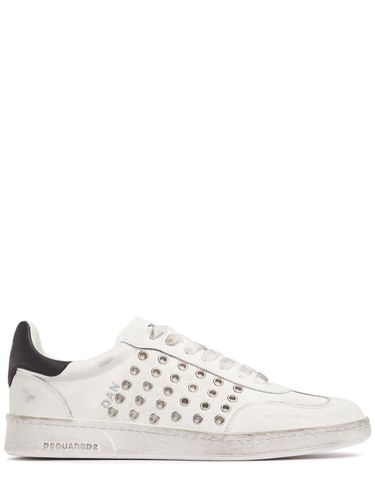 Low Leather Sneakers - DSQUARED2 - Modalova