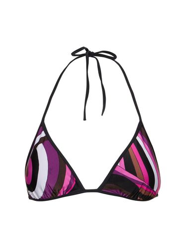 Printed Lycra Triangle Bikini Top - PUCCI - Modalova