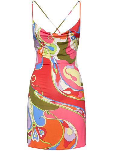 Printed Satin Short Dress - PUCCI - Modalova