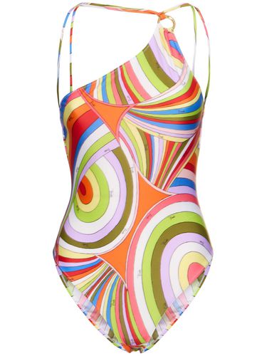 Printed Lycra One Piece Swimsuit - PUCCI - Modalova