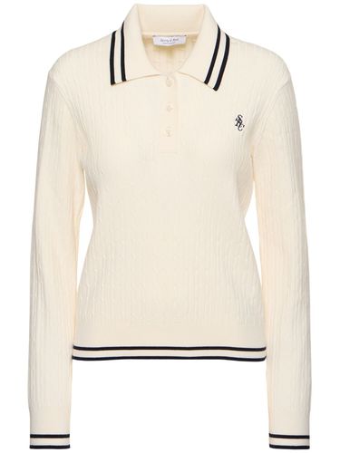 Src Cable Knit Polo - SPORTY & RICH - Modalova