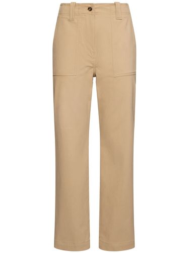 Ottobre Cotton Drill Straight Pants - WEEKEND MAX MARA - Modalova