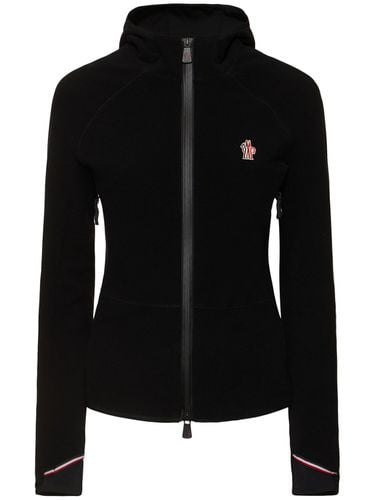 Tech Zip-up Hoodie - MONCLER GRENOBLE - Modalova